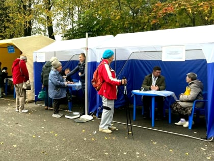 Более 600 вологжан проверили свое здоровье в Кремлевском саду