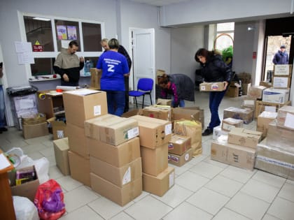 Череповчане за&nbsp;год собрали для СВО больше 380 тонн помощи