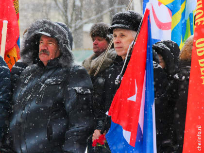 В Череповце почтили память воинов, погибших в региональных конфликтах