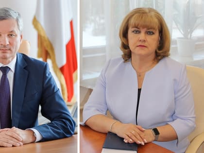 14 сентября состоялась рабочая встреча председателя Законодательного Собрания области Андрея Луценко и председателя Контрольно-счетной палаты области Ирины Карнаковой