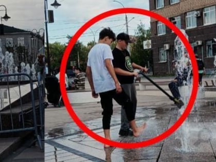 Новые ограждения у ЦУМовского фонтана не остановили подростков