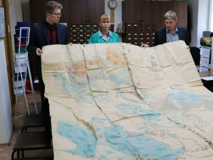 План имения князя Голицина в Череповецком уезде размером 8 квадратных метров обнаружили вологодские архивисты