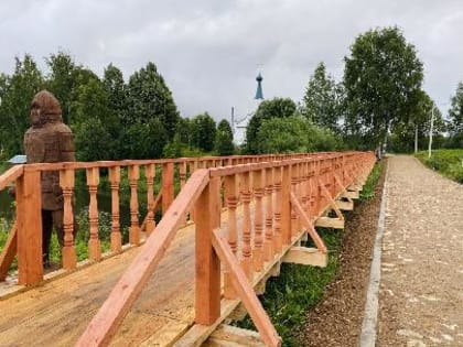 Преображаются любимые места отдыха жителей села Кичменгский Городок.