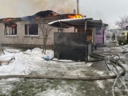 В Череповецком районе сгорел дачный дом