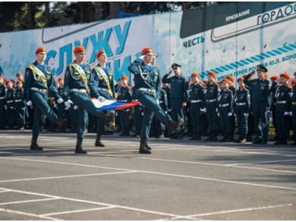 Торжественное открытие учебного года в кадетской школе Вологды