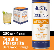 AUSTIN COCKTAILS BERGAMOT ORANGE MARGARITA 6/4 250ML (4-Pack)