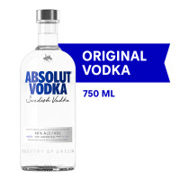 ABSOLUT VODKA - 80 PROOF - 750ML (1 Bottle)