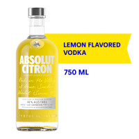 ABSOLUT VODKA - CITRON - 750ML (1 Bottle)