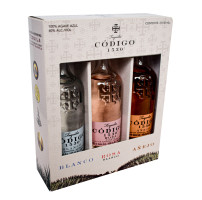 CODIGO 1530 TRI-PACK TEQUILA (BLANCO ROSA ANEJO) - 50ML