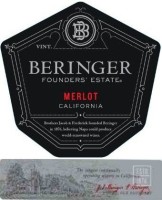 BERINGER FOUNDERS EST MER - 750ML (1 Bottle)
