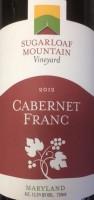 SUGARLOAF VYDS CAB/FRANC - 750ML