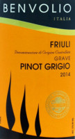 BENVOLIO P/GRIG - 750ML (1 Bottle)
