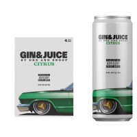 GIN & JUICE COCKT CITRUS (DRE/SNOOP) 6/4PK - 355ML (4-Pack)