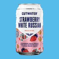 CUTWATER STRAWBERRY WHITE RUSSIAN 6/4 CANS - 12.0Z (4-Pack)