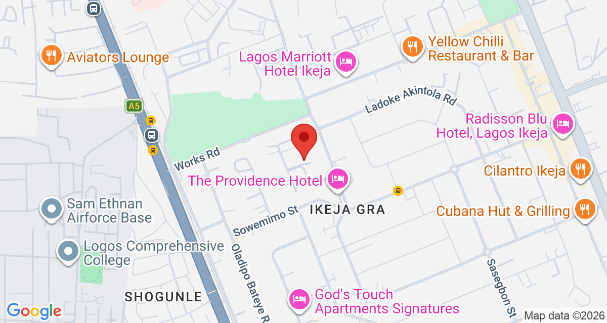 Map of Presken Hotels Residence, GRA Ikeja