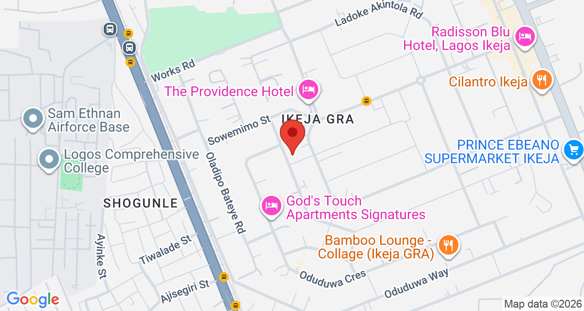 Map of Presken Hotel @Villa GRA
