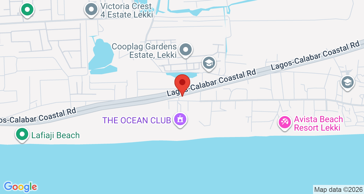 Map of Lekki Miami Beach Resort Limited
