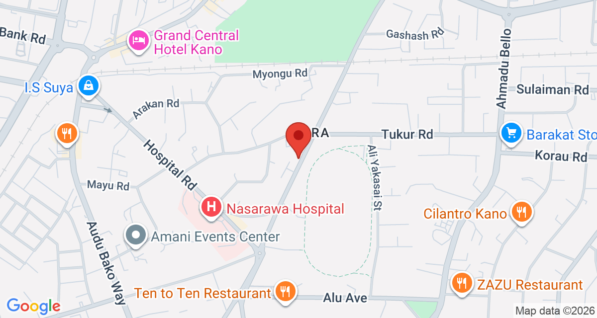 Map of Sultanate Suites GRA Kano