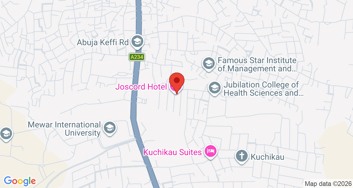 Map of Joscord Hotel