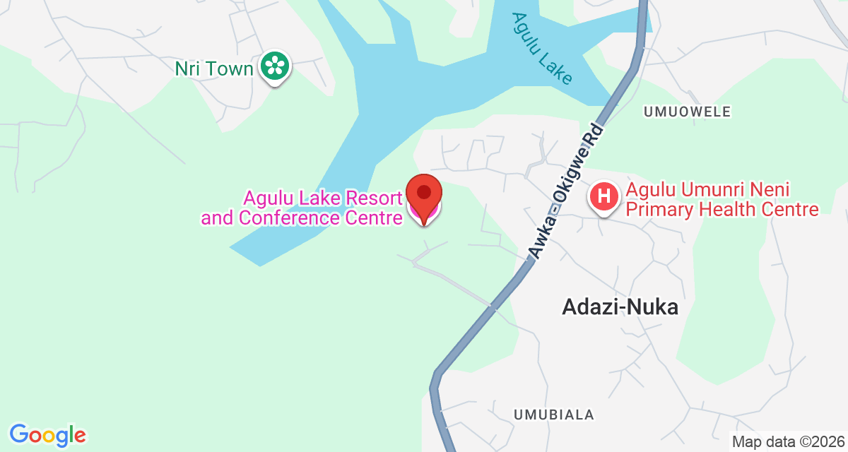 Map of Agulu Lake Resort and Conference Centre