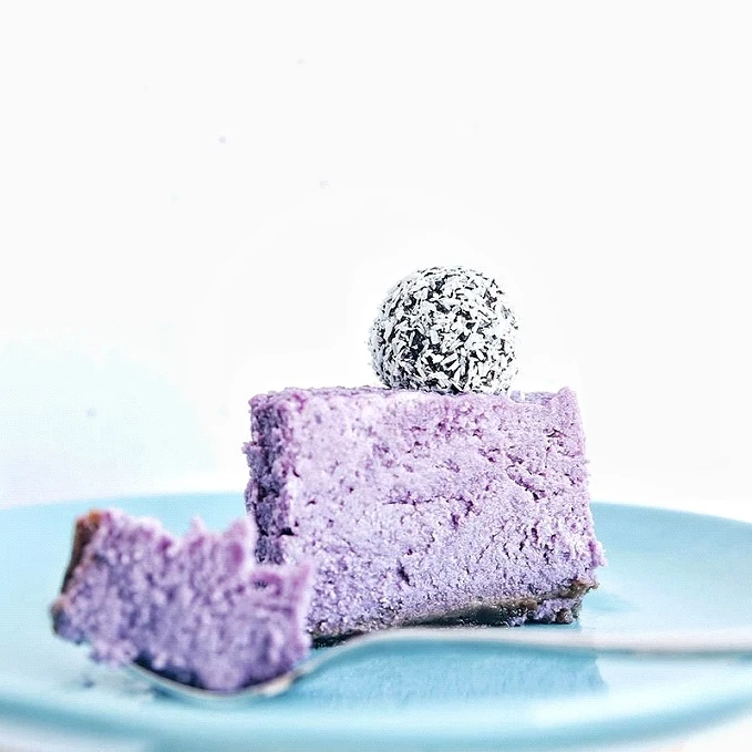 Purple Sweet Potato Cheesecake
