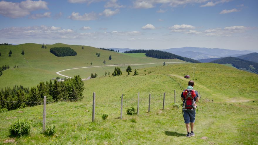 Wanderung mit Kleinkind am Plankogel