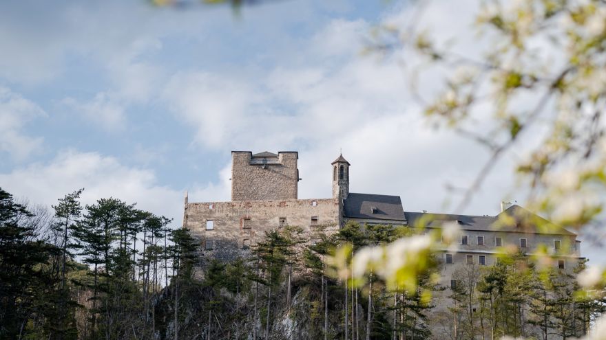 Schloss Stixenstein im Frühling, Niederösterreich