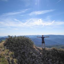 Martin Moser beim Wandern