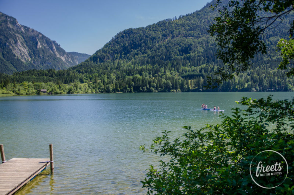 Steg am Lunzer See im Sommer