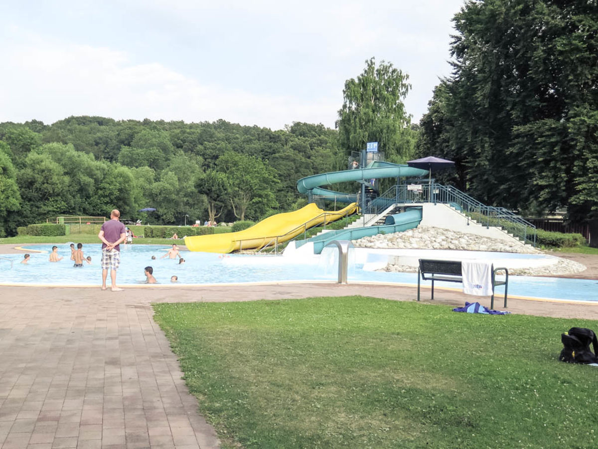 Erlebnisbecken im Naturbad Gloggnitz
