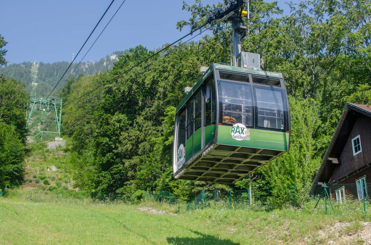 Rax Seilbahn, Kabine