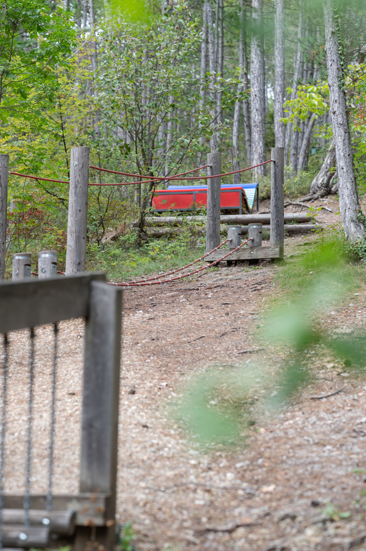 Teil des Waldspielplatzes, Bad Fischau