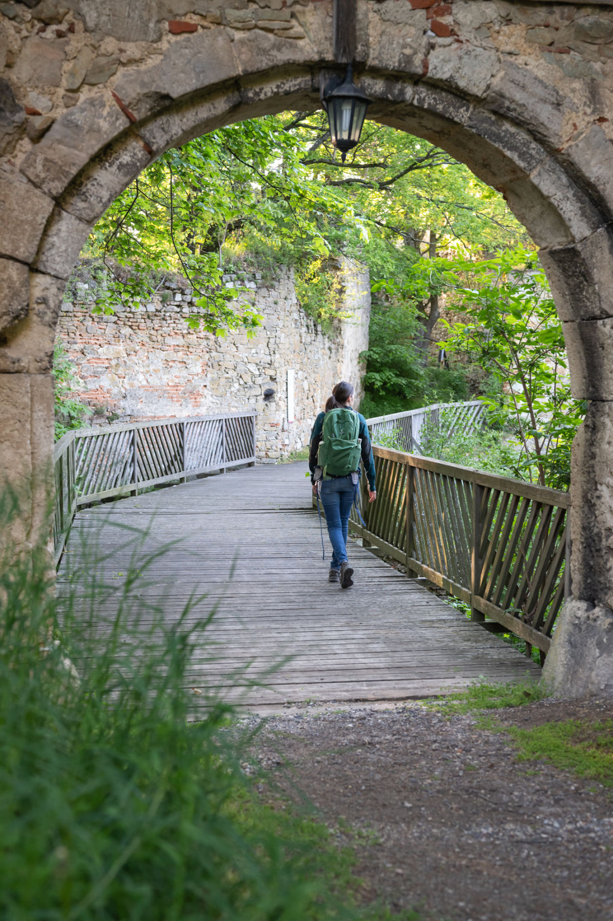 Ruine Landsee als Endpunkt der Wanderung am Kraftquellenweg