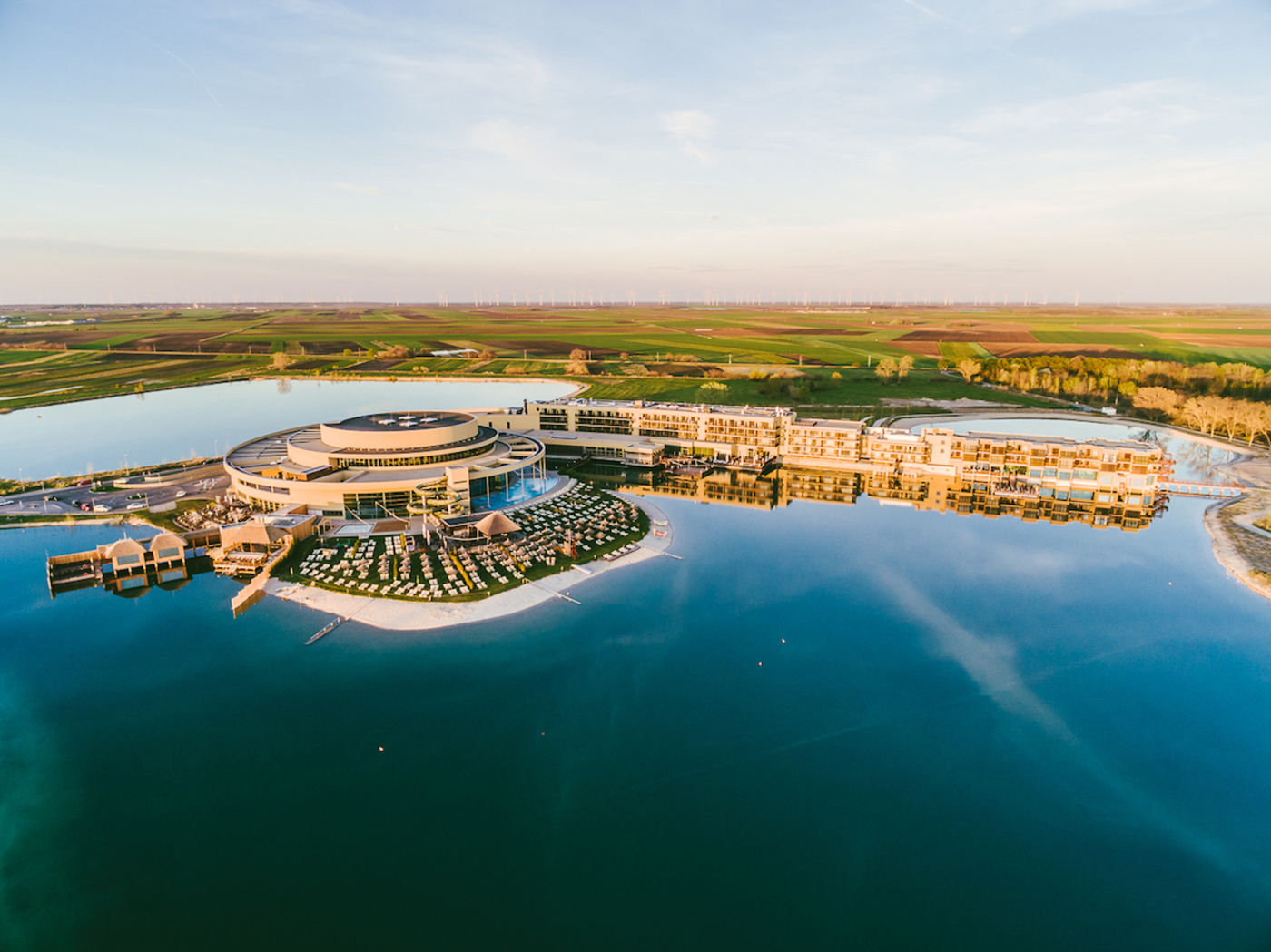 St. Martins Therme & Lodge von oben