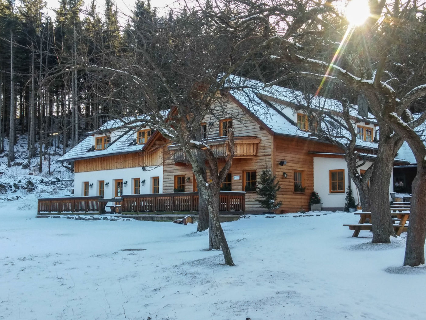 Hengsthütte im Schnee