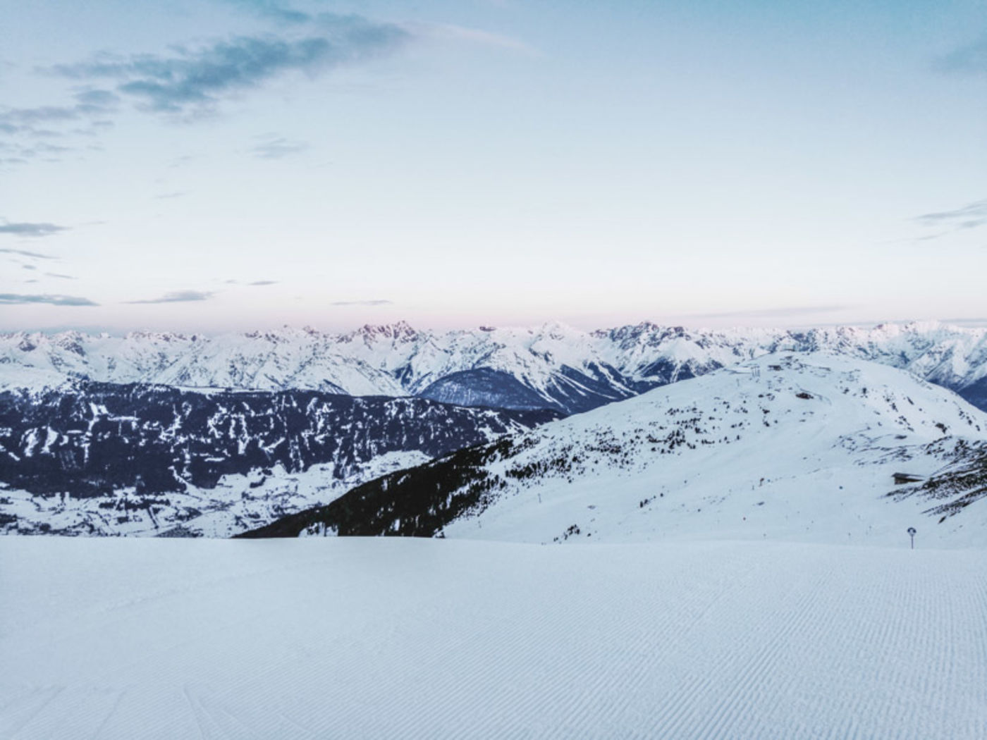 Pitztal, auf der Piste bei Pitzis Morgenrunde