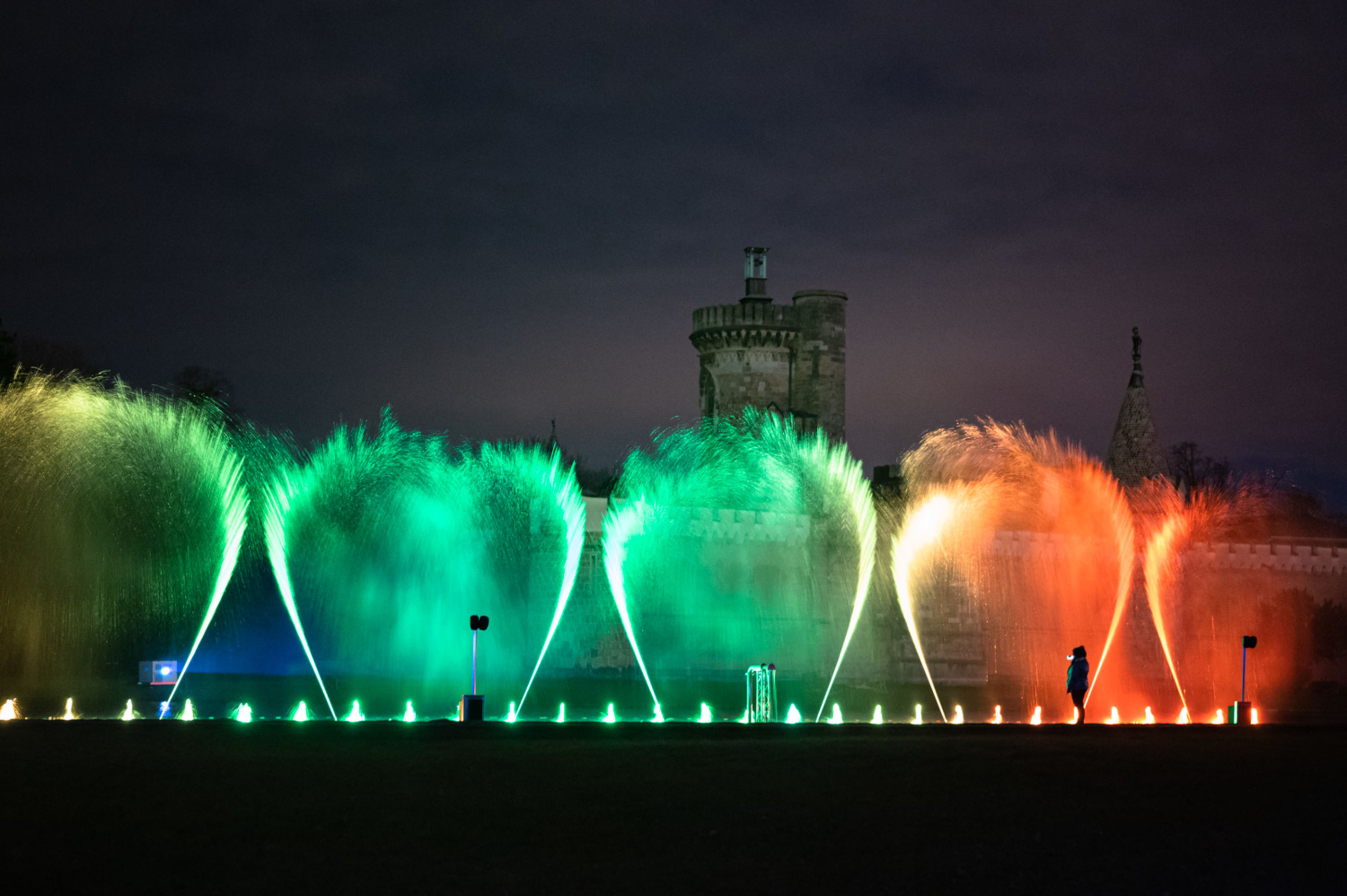 Illumina im Schlosspark Laxenburg, Wassershow