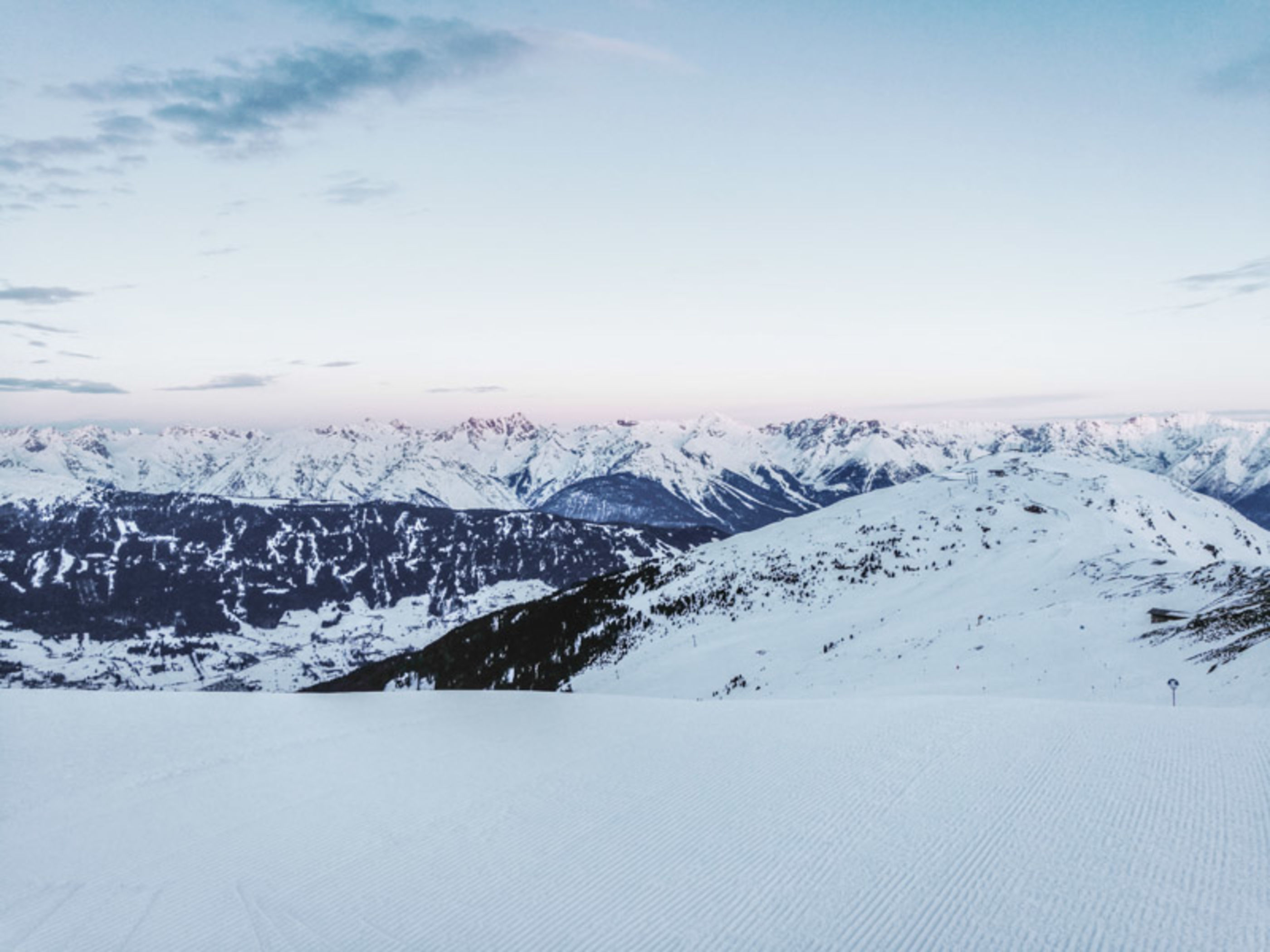 Pitztal, auf der Piste bei Pitzis Morgenrunde