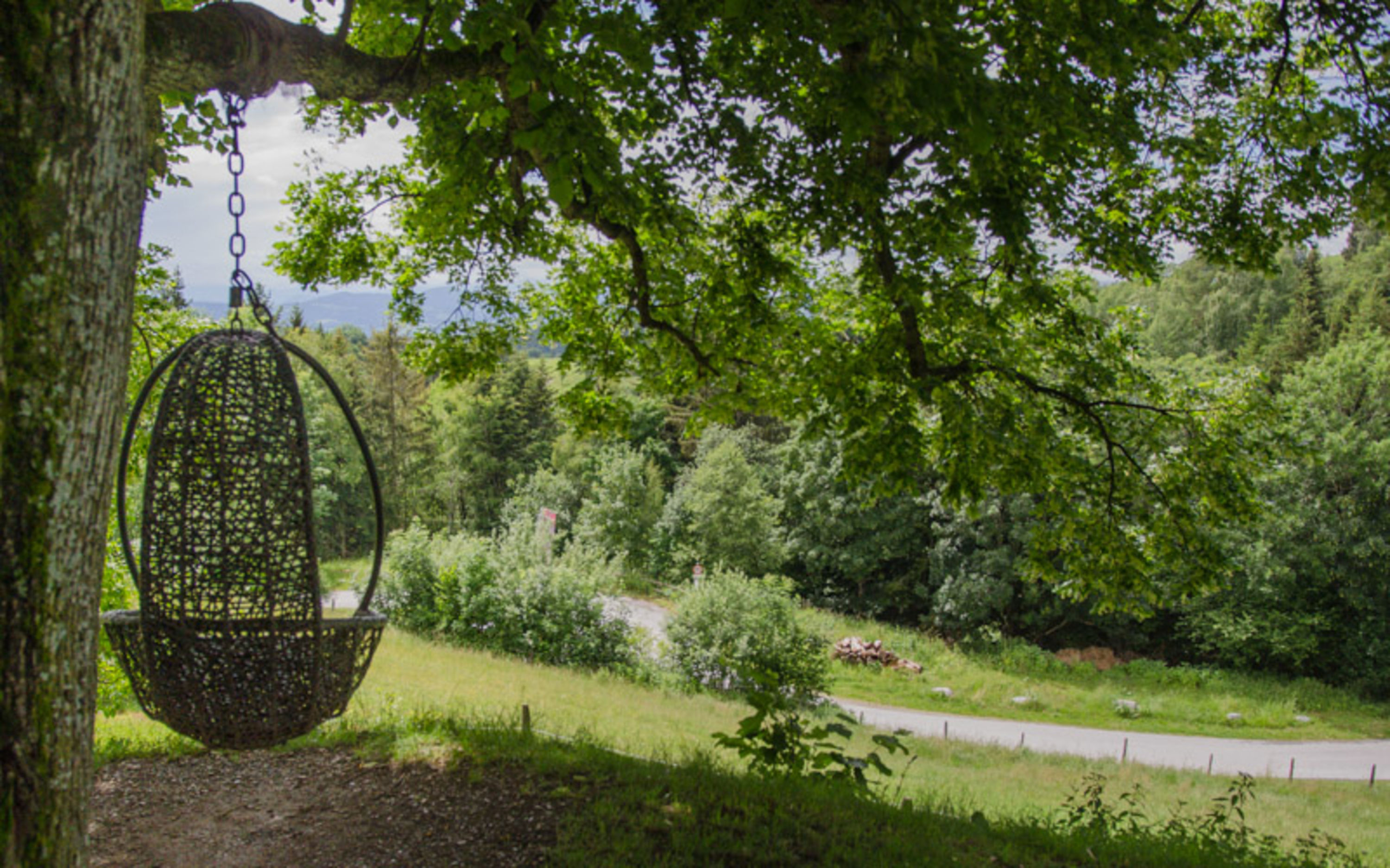 Landgasthof Spreitzhofer im Almenland, Garten mit Schaukel