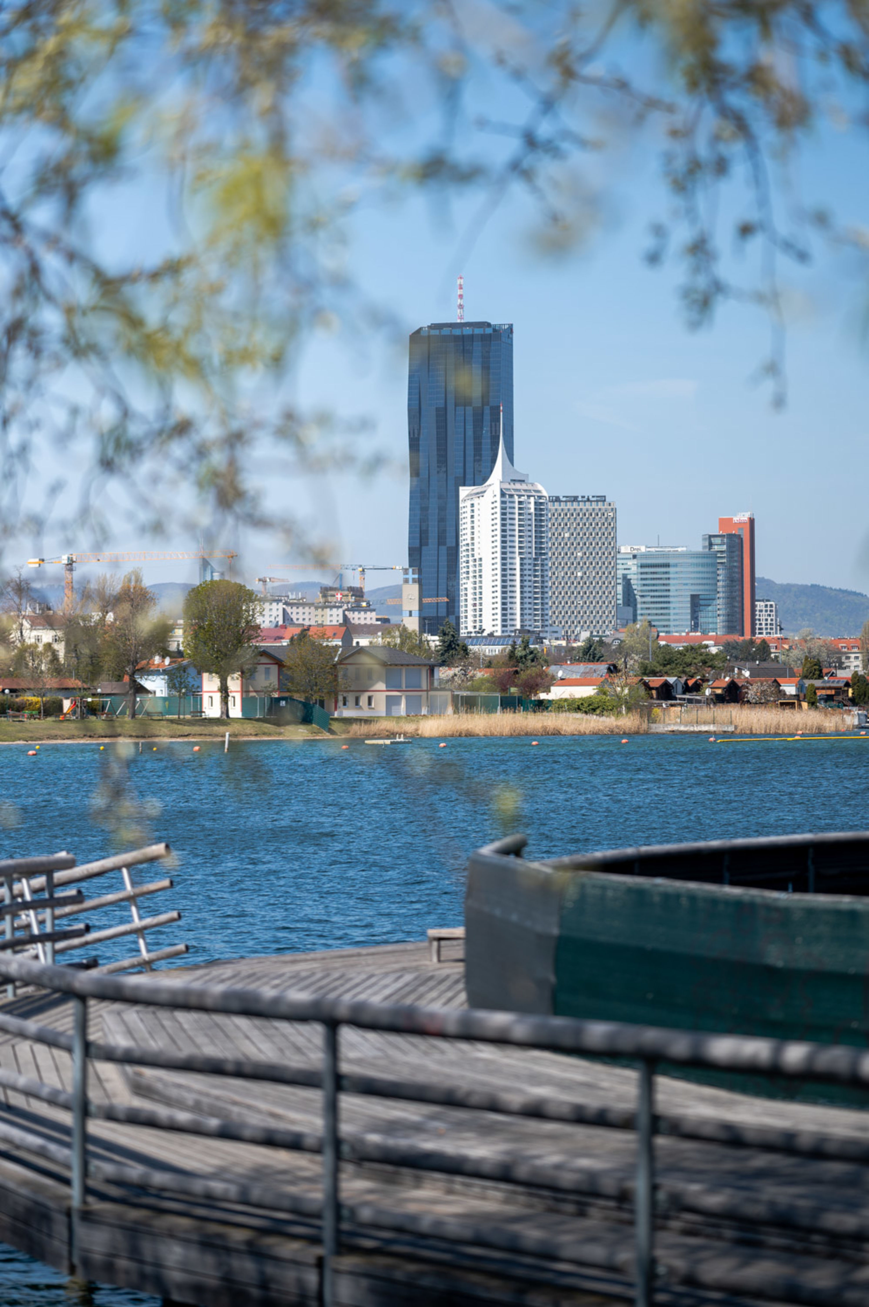 Badesteg an der Unteren Alten Donau