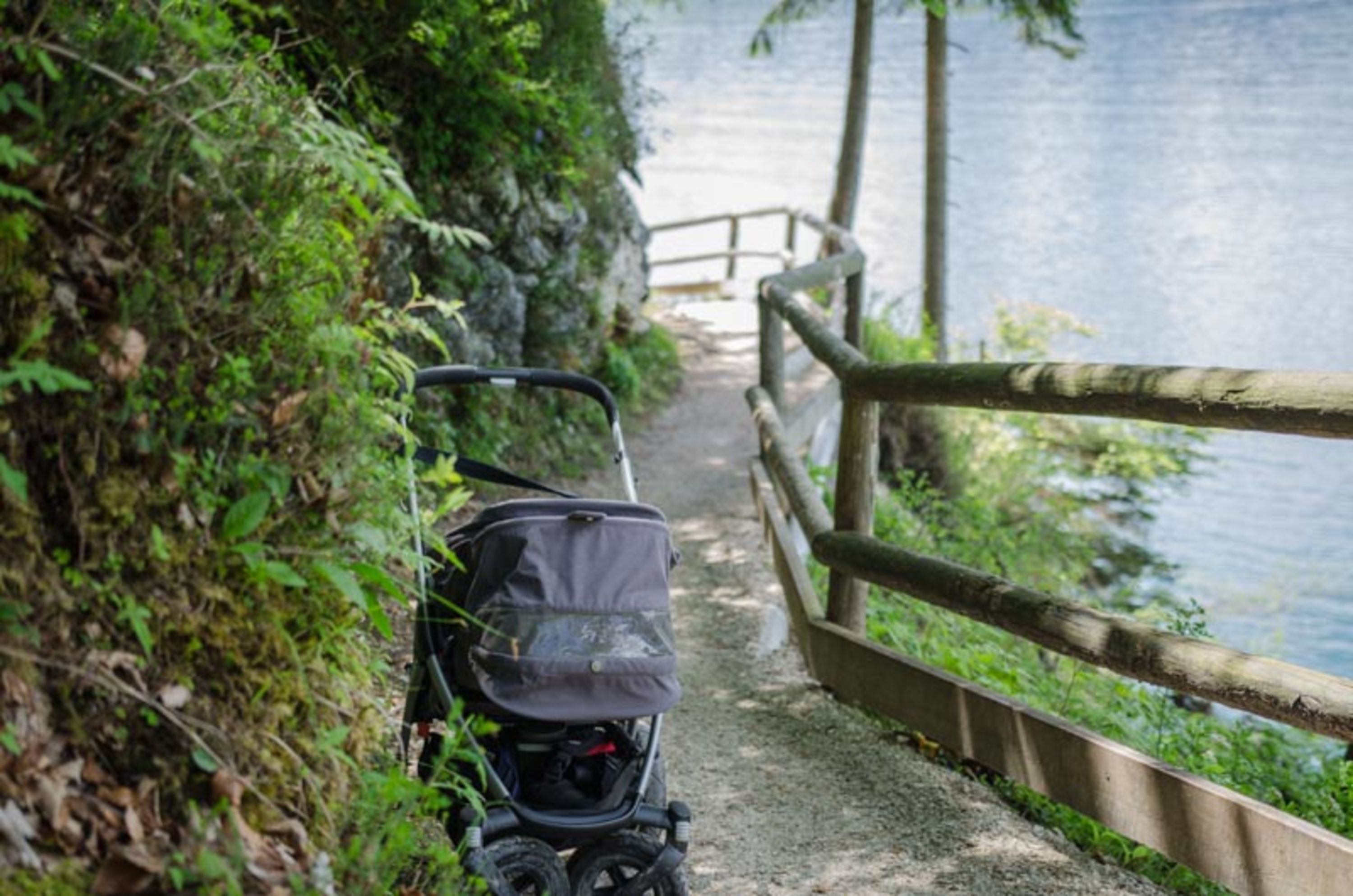 Bürglsteinrunde Kinderwagen Kinderwagen auf der Bürglsteinrunde nahe Strobl