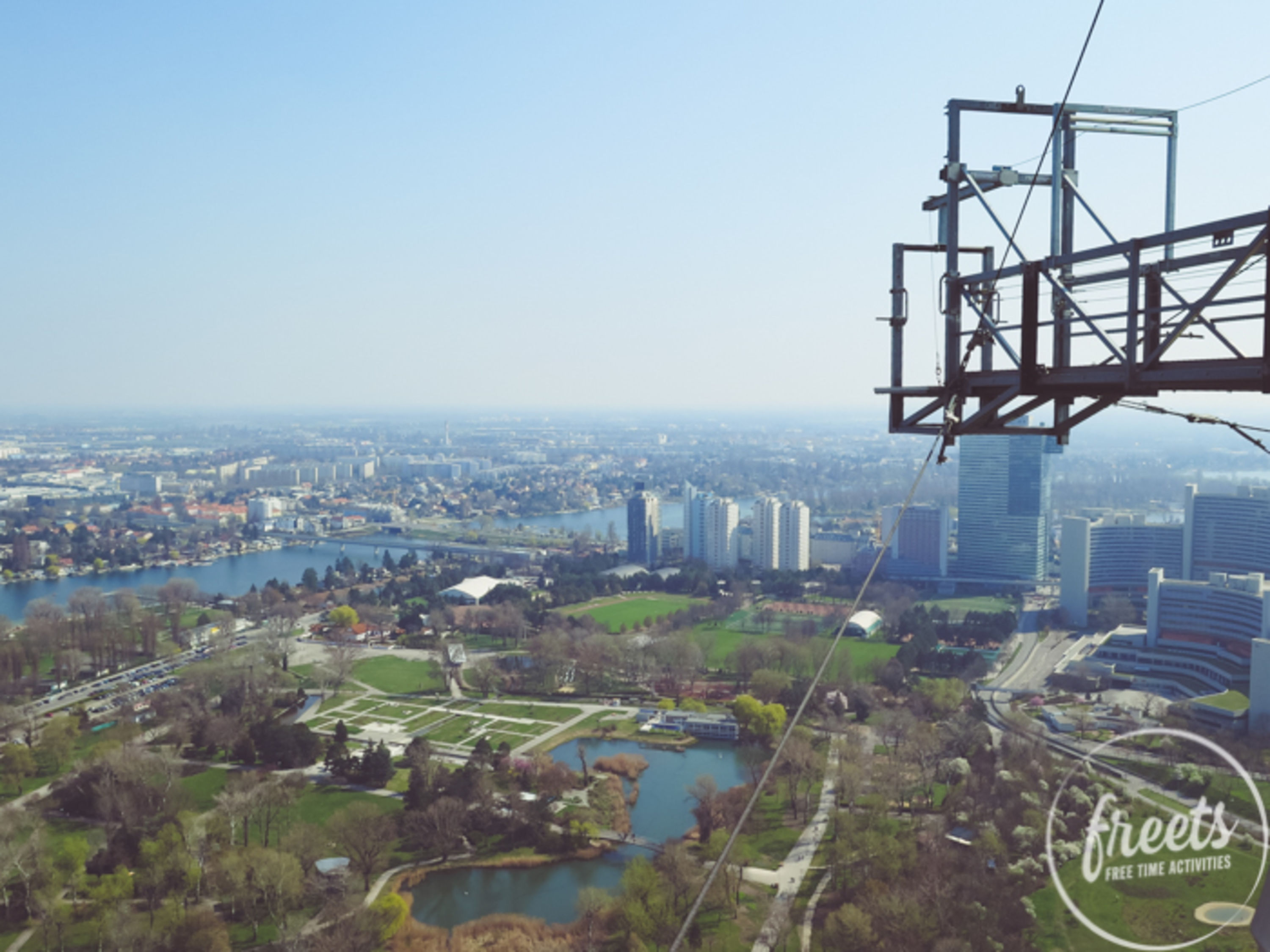 Aussicht vom Donauturm über Wien