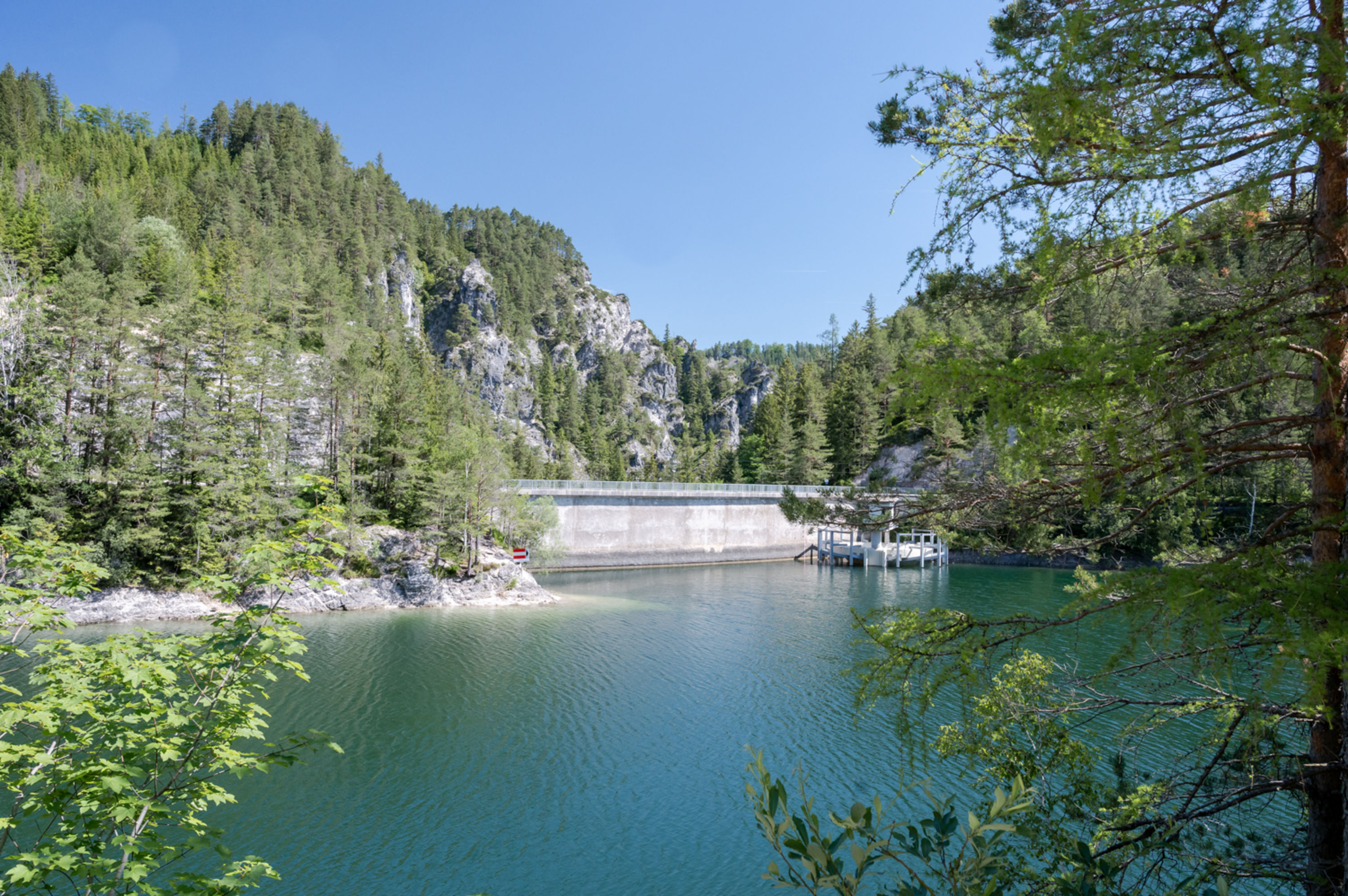 Staumauer Erlaufstausee