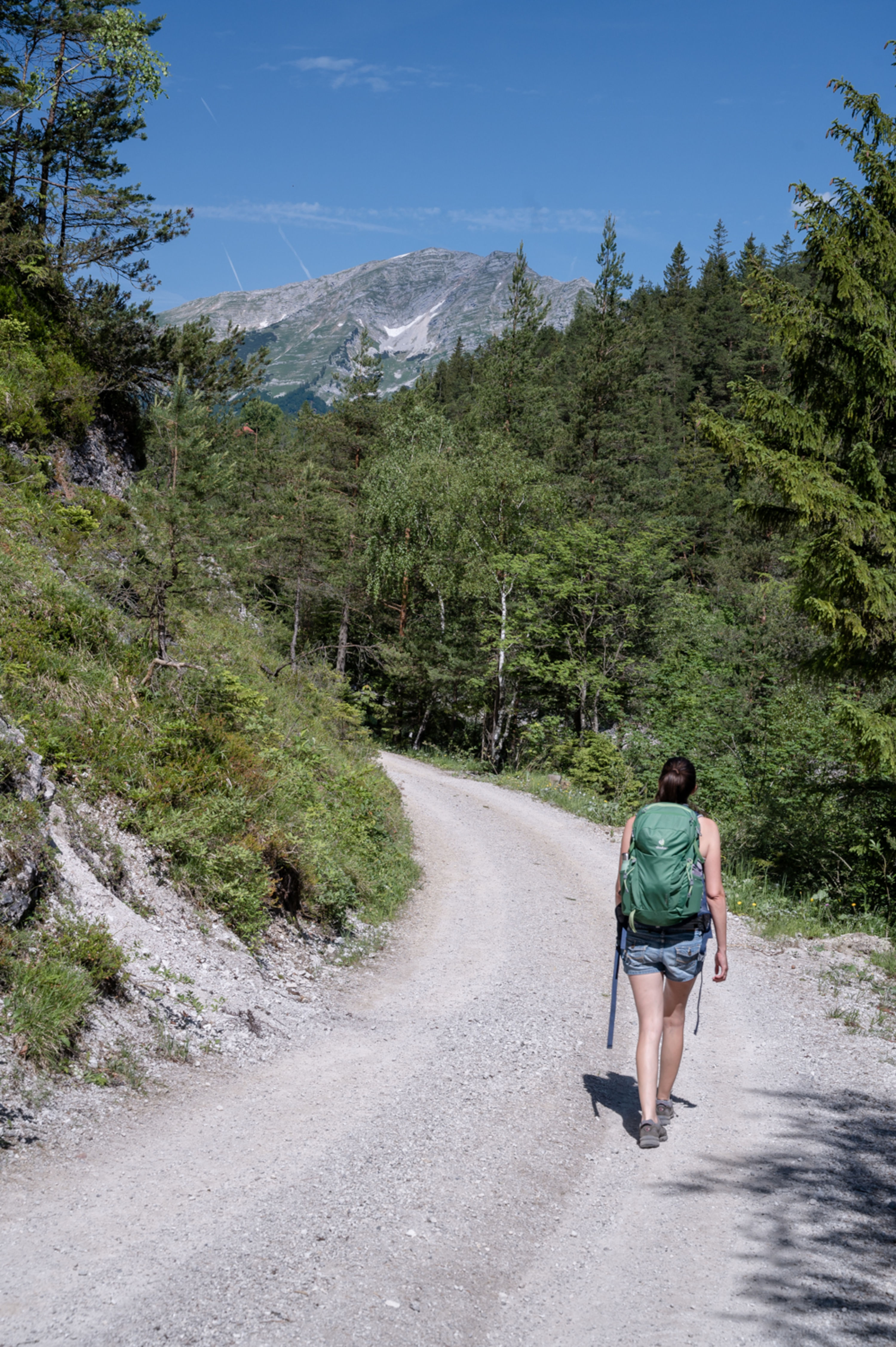 Blick auf den Ötscher, Wandern am Erlaufstausee