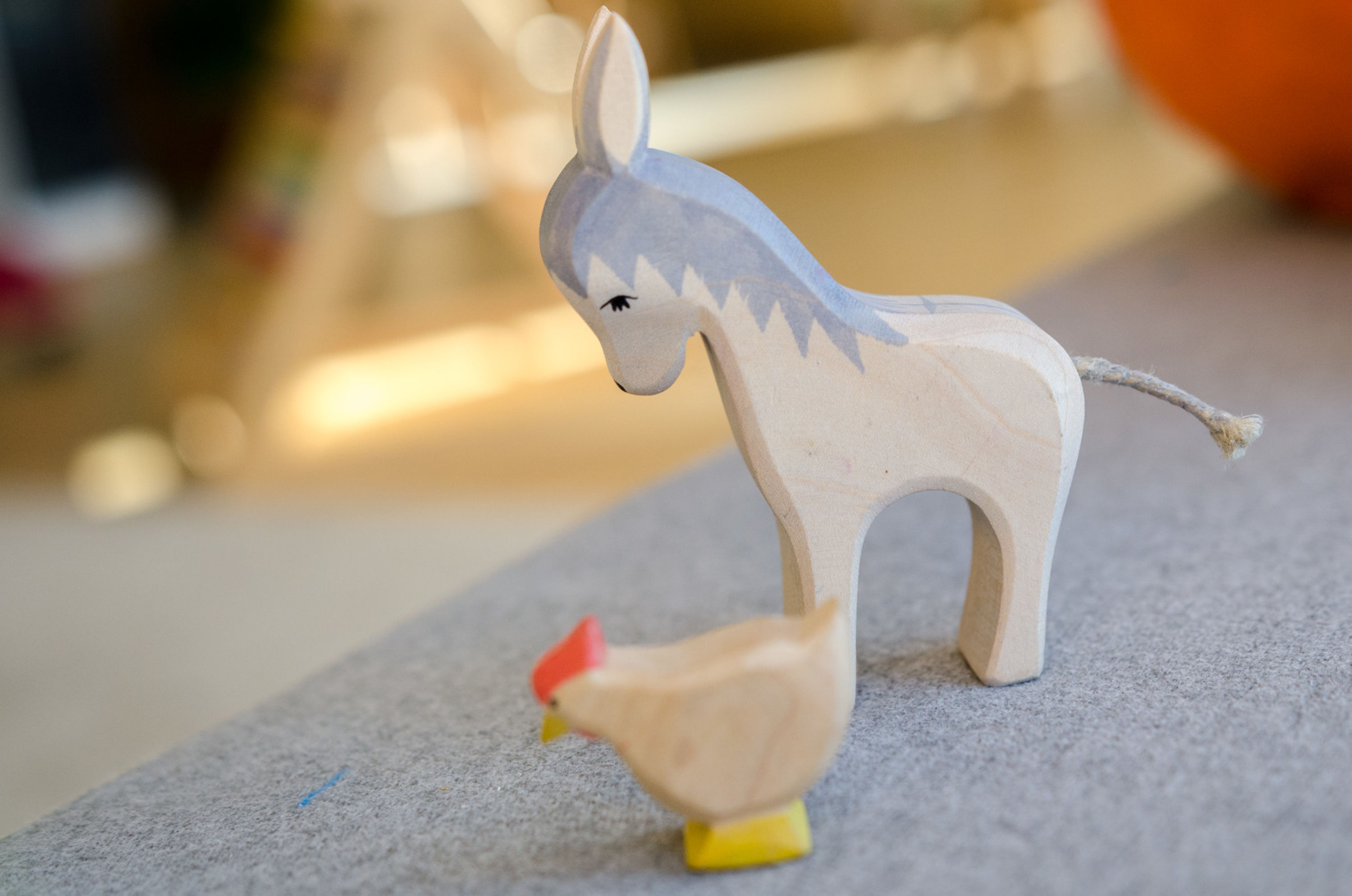 Holzfiguren für einen Bauernhof, nachhaltiges Geschenk für Kinder