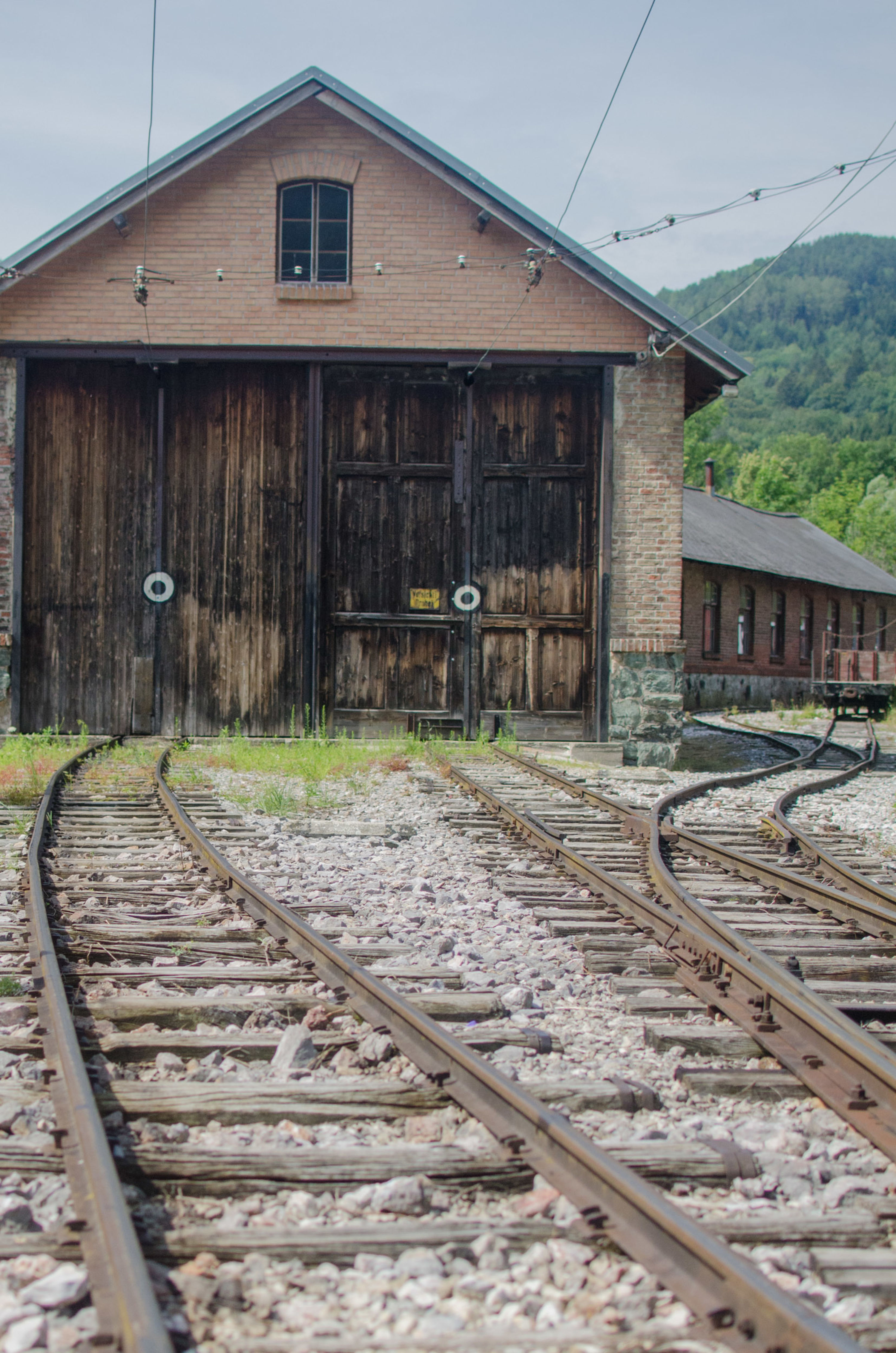 Remise der Höllentalbahn in Hirschwang