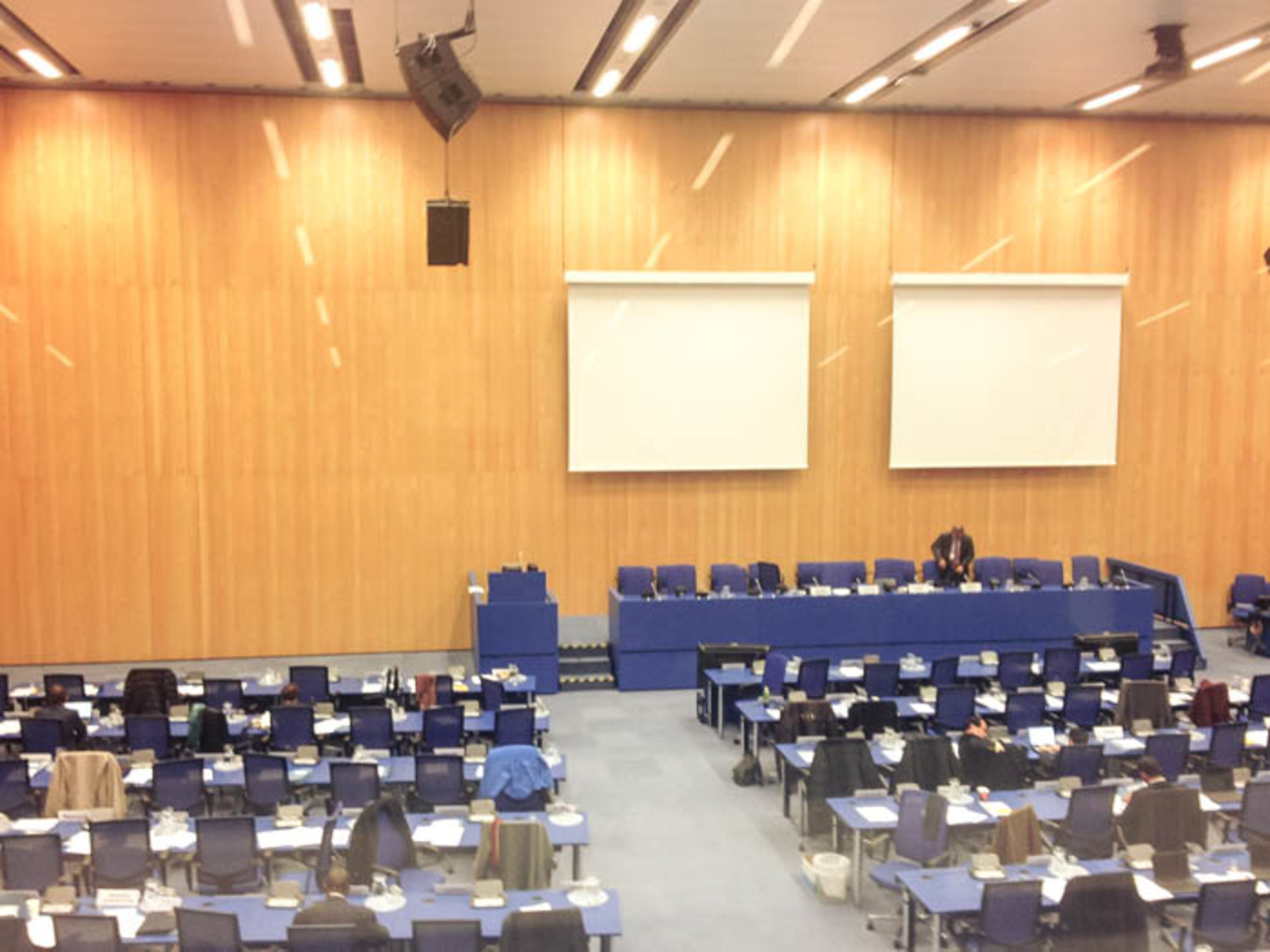 UNO City Saal UNO City Konferenzsaal Einblick