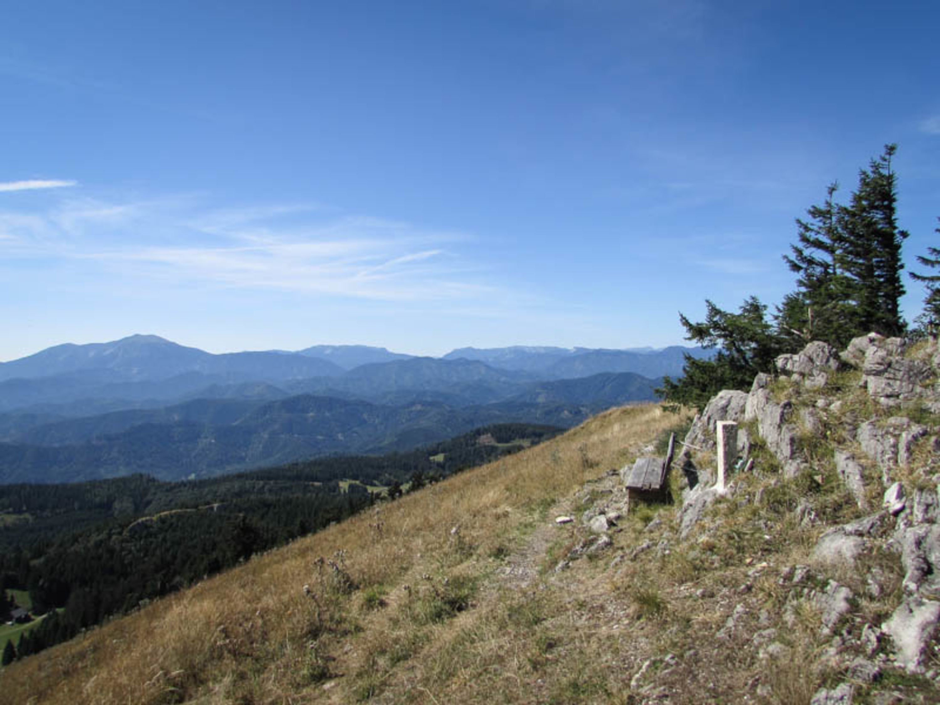 Aussicht am Unterberg in Niederösterreich