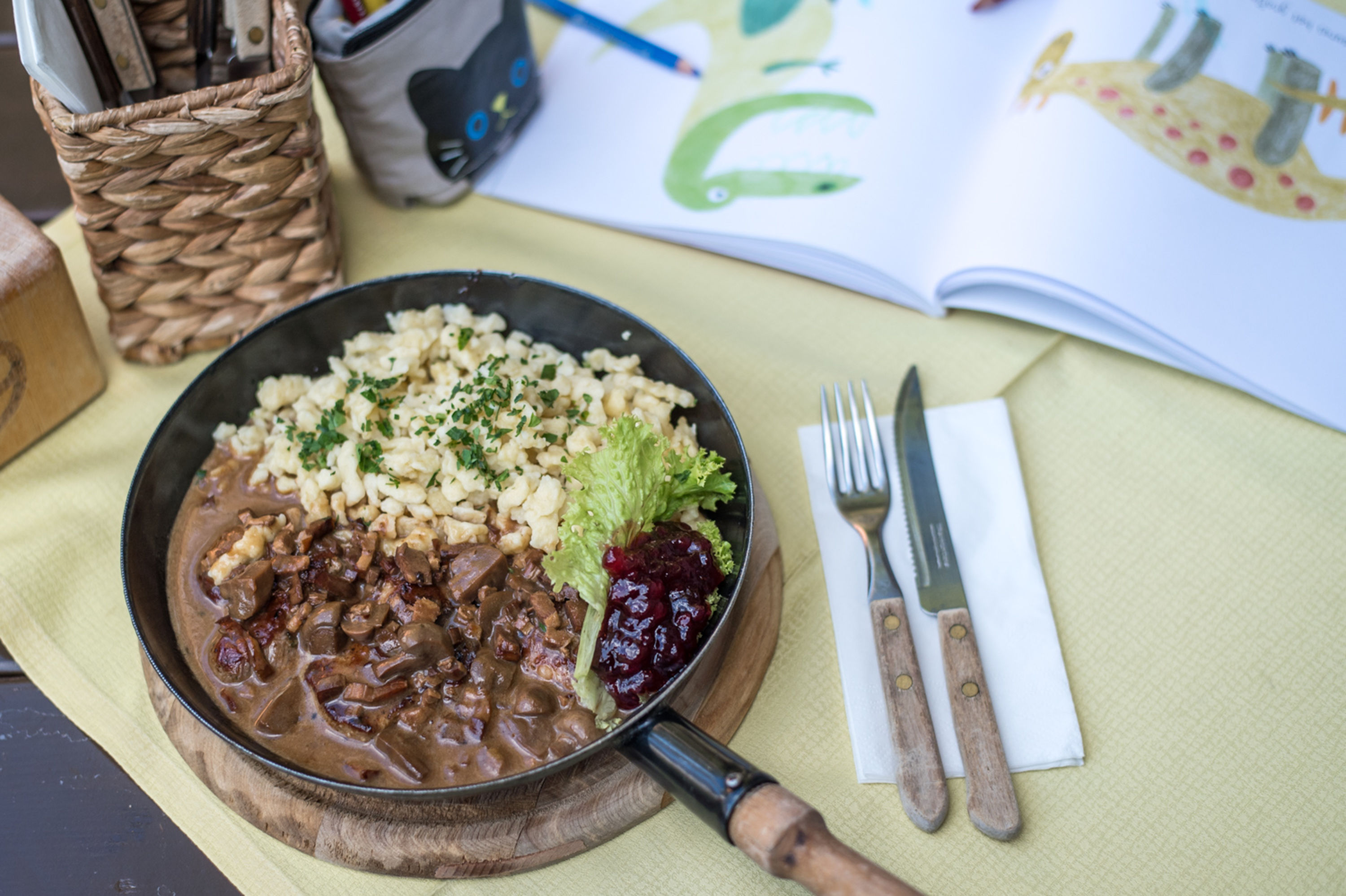 Spätzle in der Waldschenke Schreiber bei Schrems