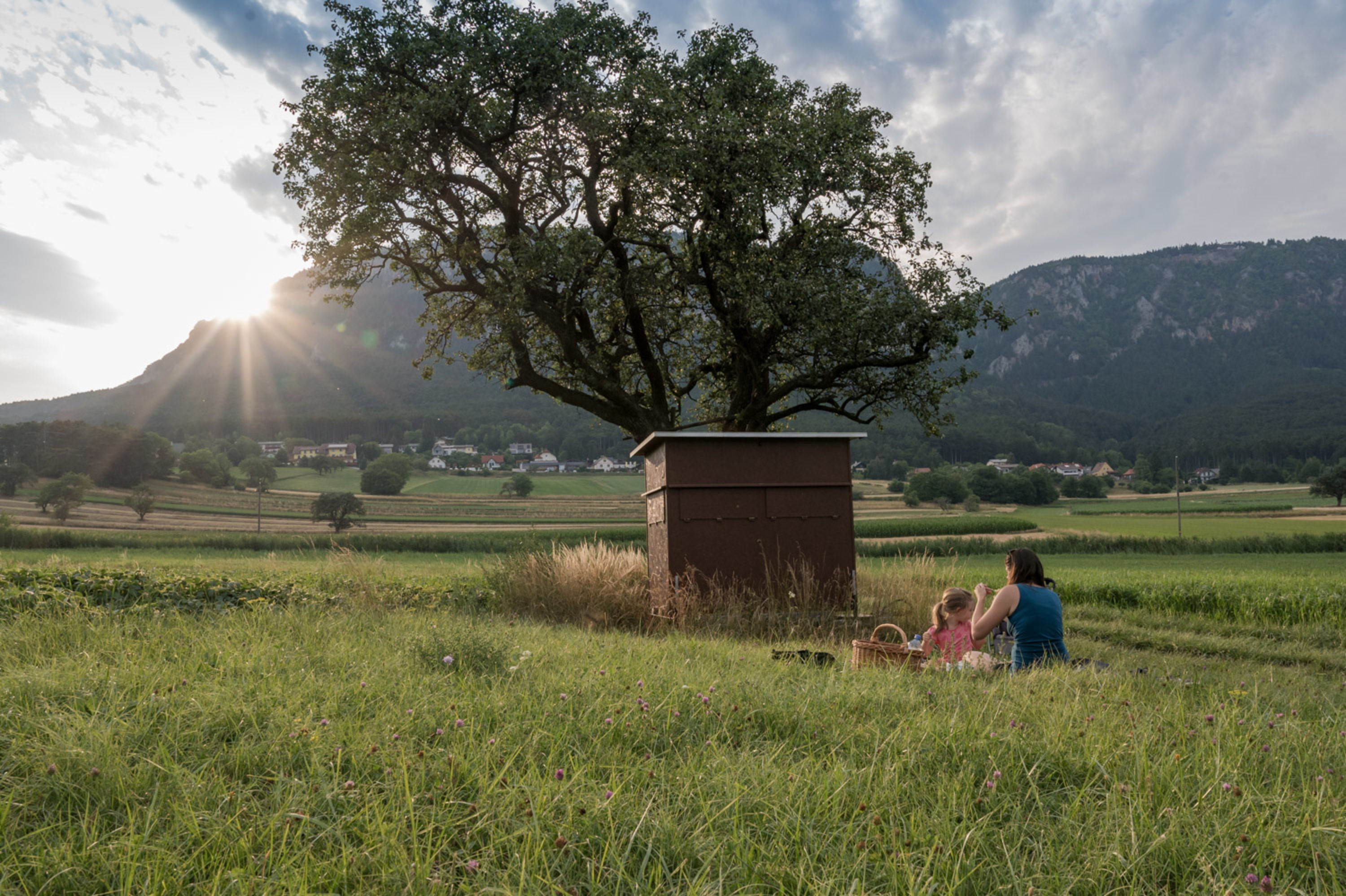 Picknick in Zweiersdorf an der Hohen Wand